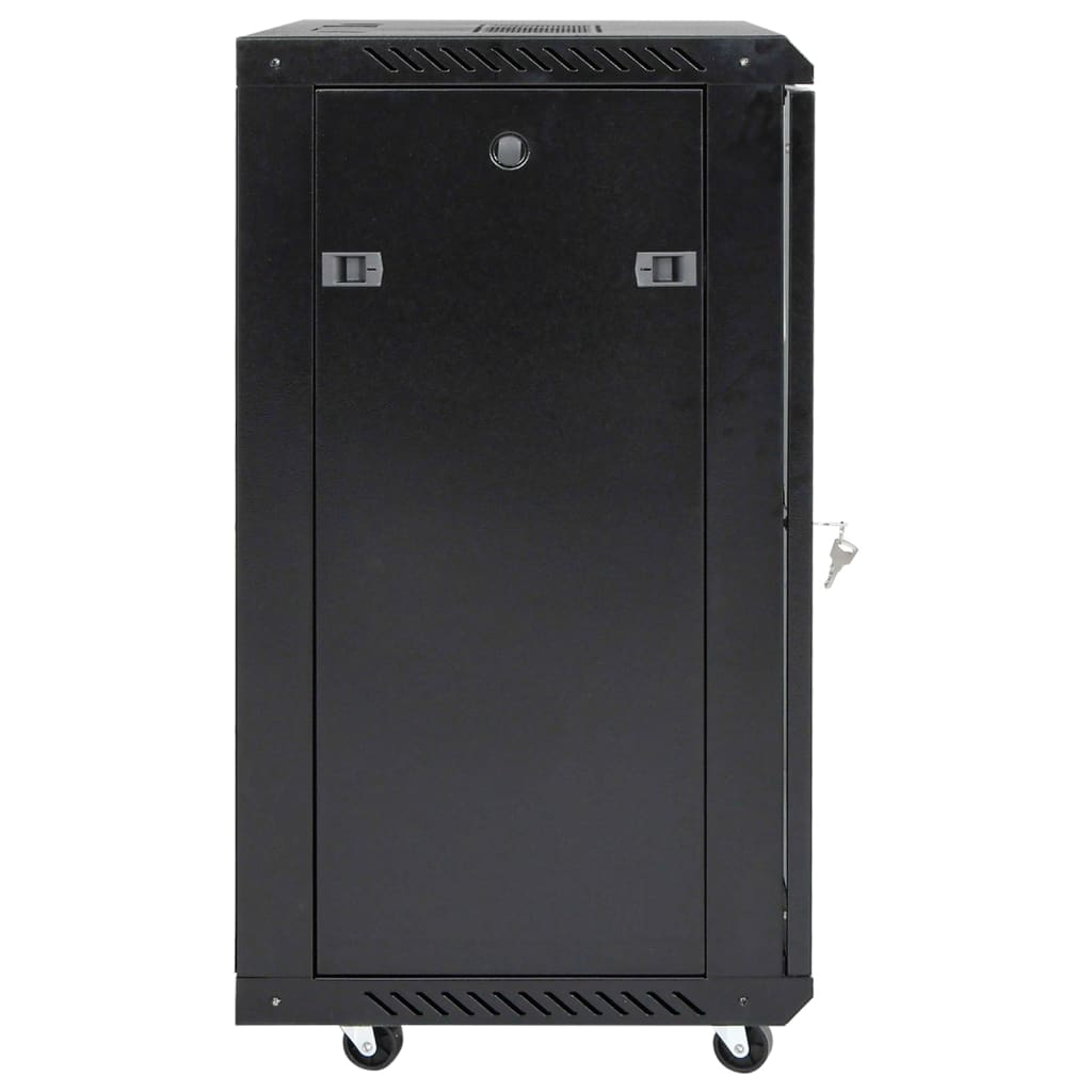 15U netværksskab med drejefødder 19" IP20 60x45x86 cm