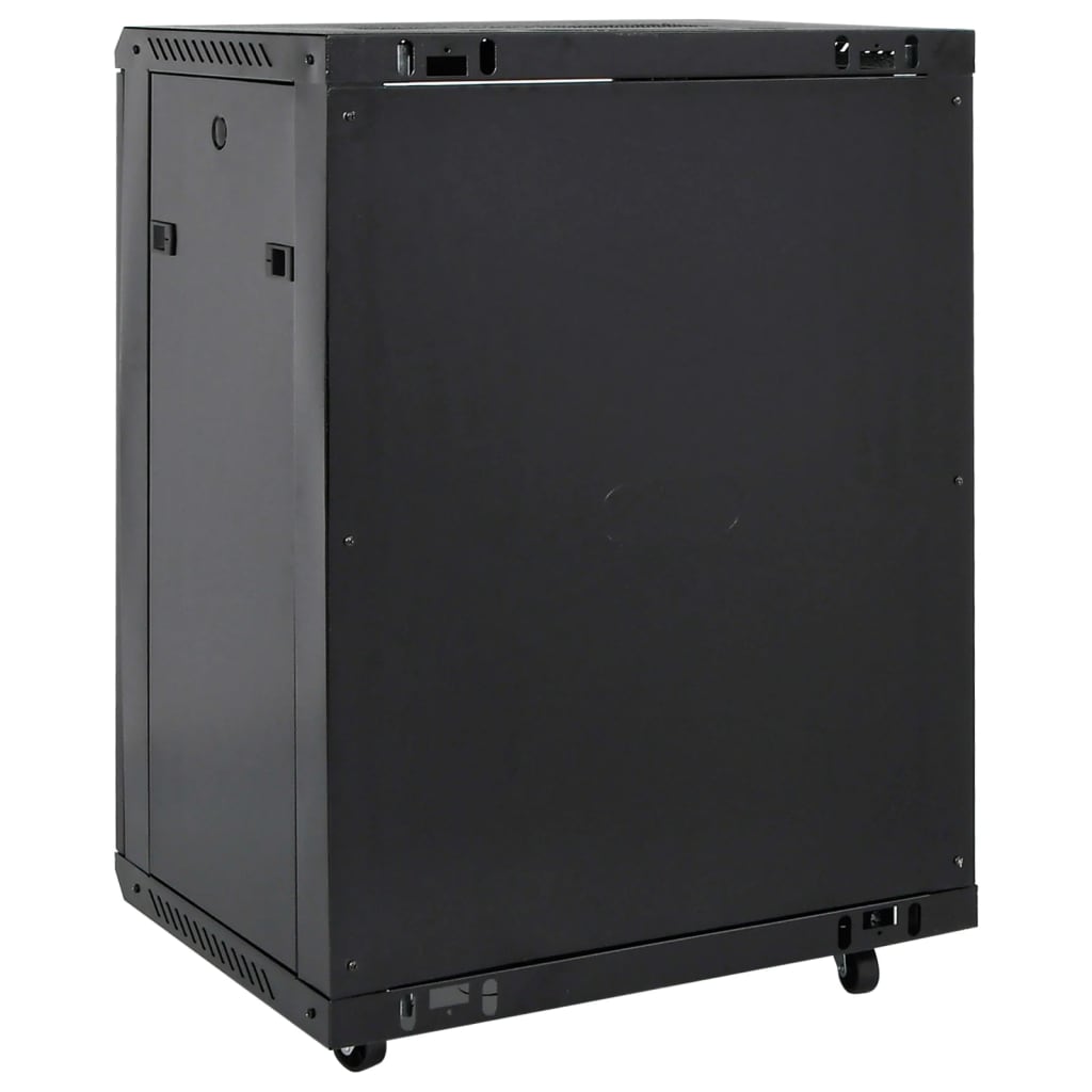 15U netværksskab med drejefødder 19" IP20 60x45x86 cm