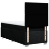 kontinentalseng med madras 80x200 cm stof sort