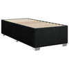 kontinentalseng med madras 90x190 cm stof sort
