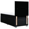 kontinentalseng med madras 90x190 cm stof sort