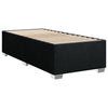 kontinentalseng med madras 90x190 cm stof sort