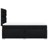 kontinentalseng med madras 90x190 cm stof sort