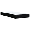 kontinentalseng med madras 90x190 cm stof sort