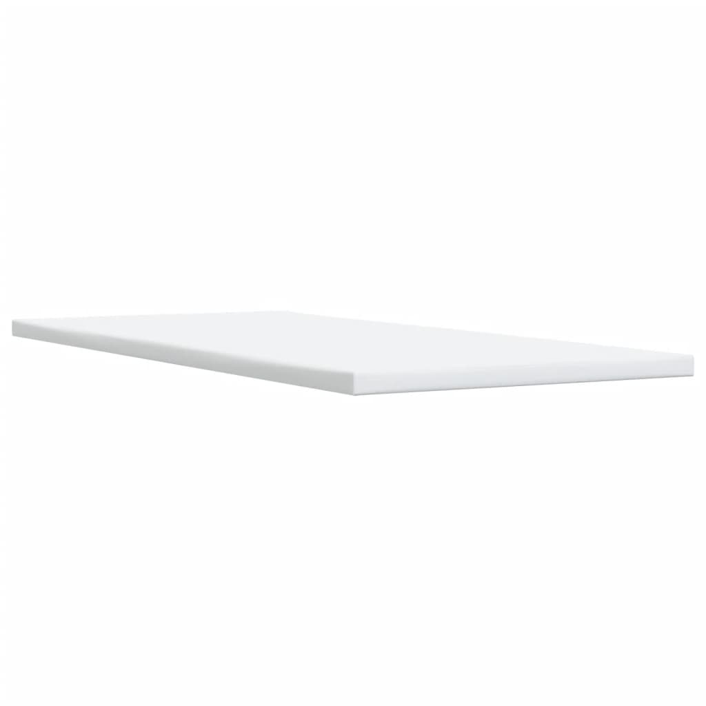 kontinentalseng med madras 100x200 cm stof cremefarvet
