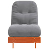 futon med madras 60x206x11 cm massivt fyrretræ gyldenbrun