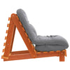 futon med madras 60x206x11 cm massivt fyrretræ gyldenbrun