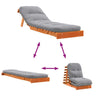 futon med madras 60x206x11 cm massivt fyrretræ gyldenbrun