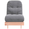 futon med madras 60x206x11 cm massivt douglasgran