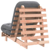 futon med madras 60x206x11 cm massivt douglasgran