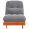 futon med madras 70x206x11 cm massivt fyrretræ gyldenbrun