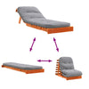 futon med madras 70x206x11 cm massivt fyrretræ gyldenbrun