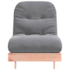 futon med madras 70x206x11 cm massivt douglasgran