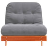 futon med madras 80x206x11 cm massivt fyrretræ