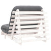 futon med madras 90x206x11 cm massivt fyrretræ