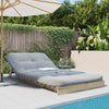 futon med madras 100x206x11 cm massivt fyrretræ