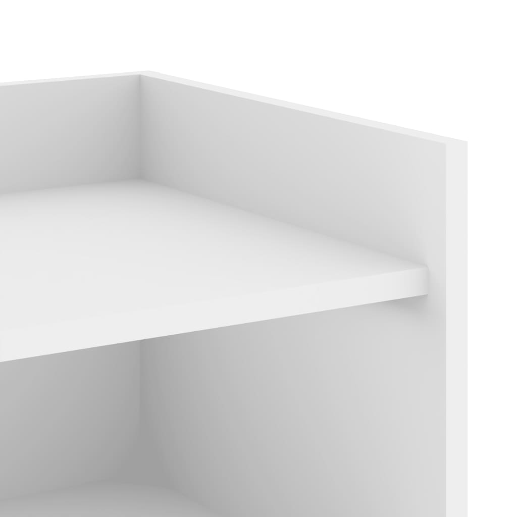 skænk 73,5x35x75 cm konstrueret træ hvid