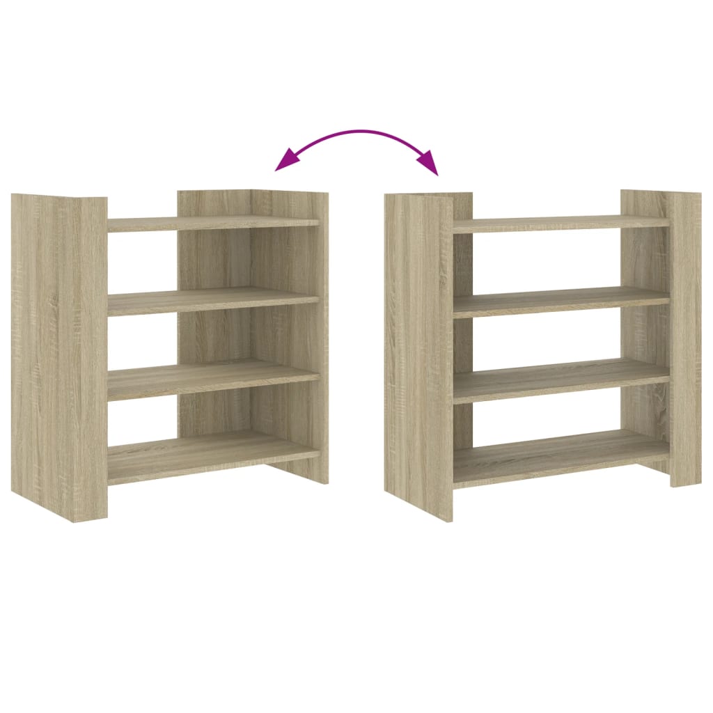 skænk 73,5x35x75 cm konstrueret træ sonoma-eg