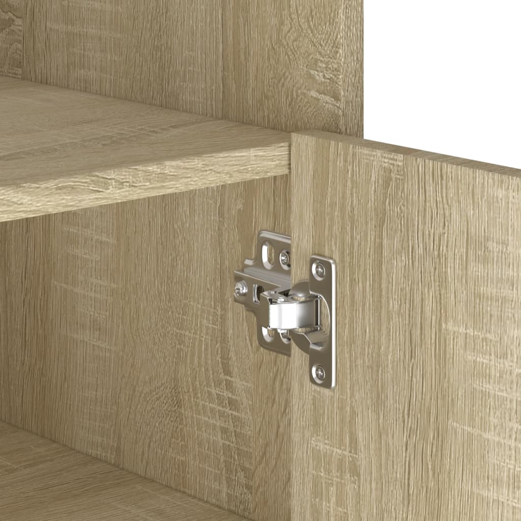 skænk 73,5x35x75 cm konstrueret træ sonoma-eg