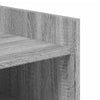 skoskab 74,5x37,5x100 cm konstrueret træ grå sonoma-eg