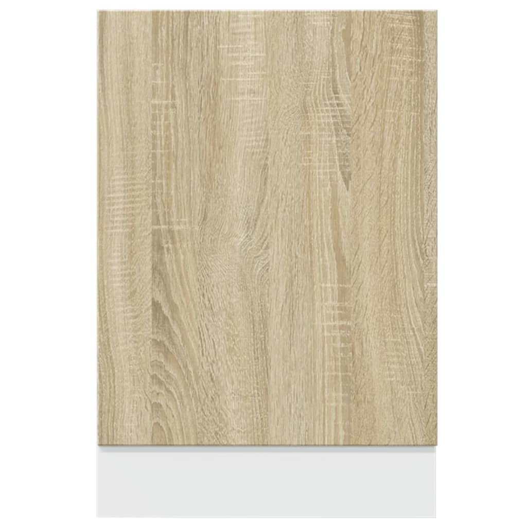 opvaskemaskinepanel Sonoma eg 45x3x67 cm konstrueret træ