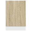 opvaskemaskinepanel Sonoma eg 45x3x67 cm konstrueret træ