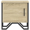 sengeborde 2 stk. 40x30x40 cm konstrueret træ sonoma-eg