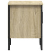 sengeborde 2 stk. 40x30x40 cm konstrueret træ sonoma-eg