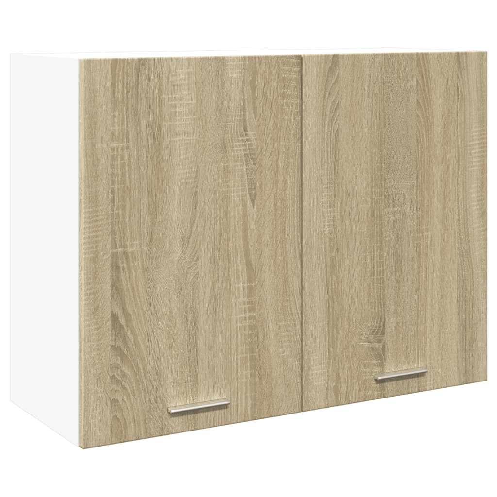 hængeskab "Lyon" Sonoma-eg 80x31x60 cm konstrueret træ