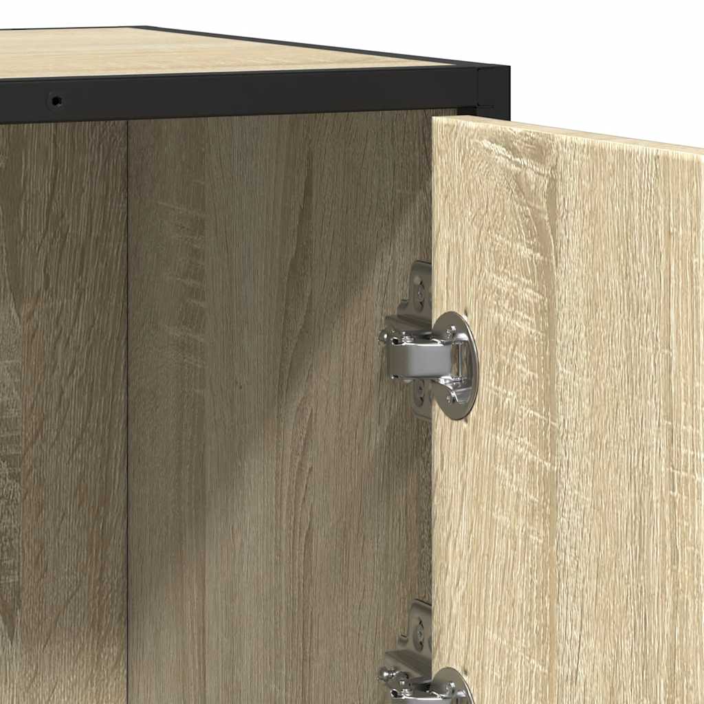 skab 68x35x76 cm konstrueret træ sonoma-eg