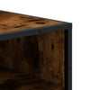 skostativ 48x38x97,5 cm konstrueret træ røget egetræsfarve