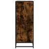 skostativ 48x38x97,5 cm konstrueret træ røget egetræsfarve