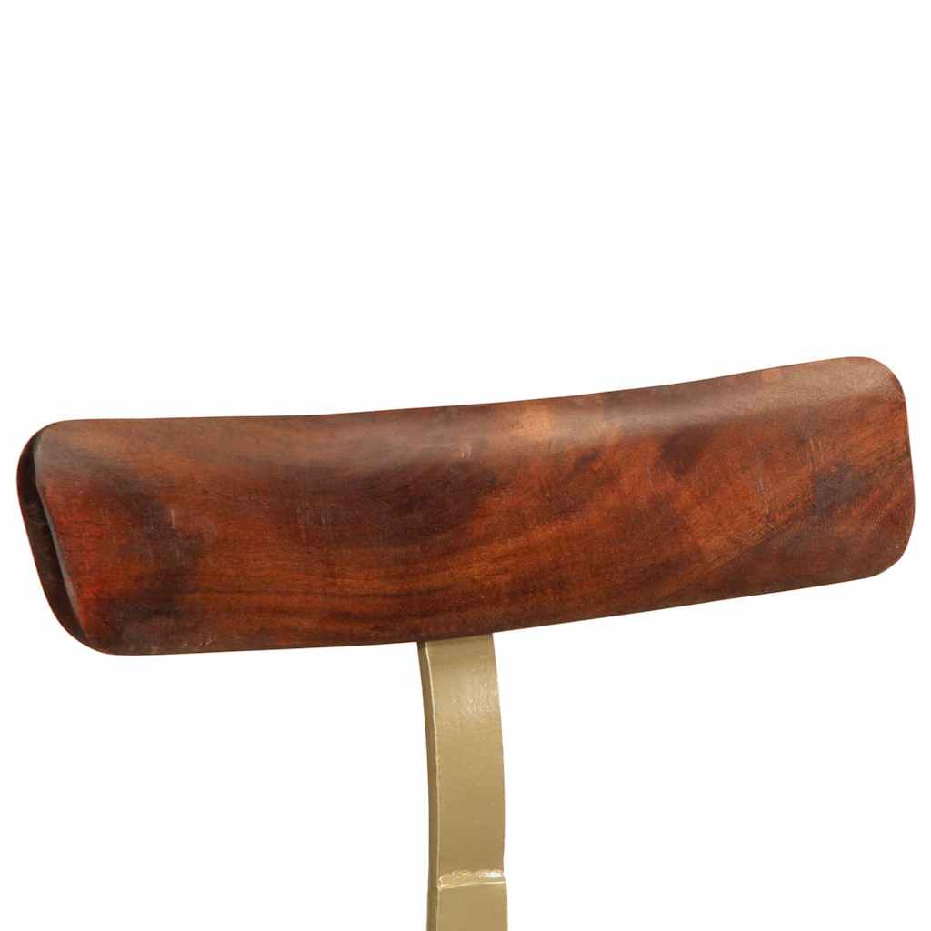 barstole 2 stk. 49x43x79 cm massivt mangotræ