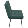 bænk 110x74x84 cm velour Mørkegrøn