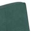 bænk 110x74x84 cm velour Mørkegrøn
