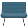 bænk 110x74x84 cm velour blå