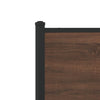 sengeramme 140x200 cm uden madras metal brun egetræsfarve