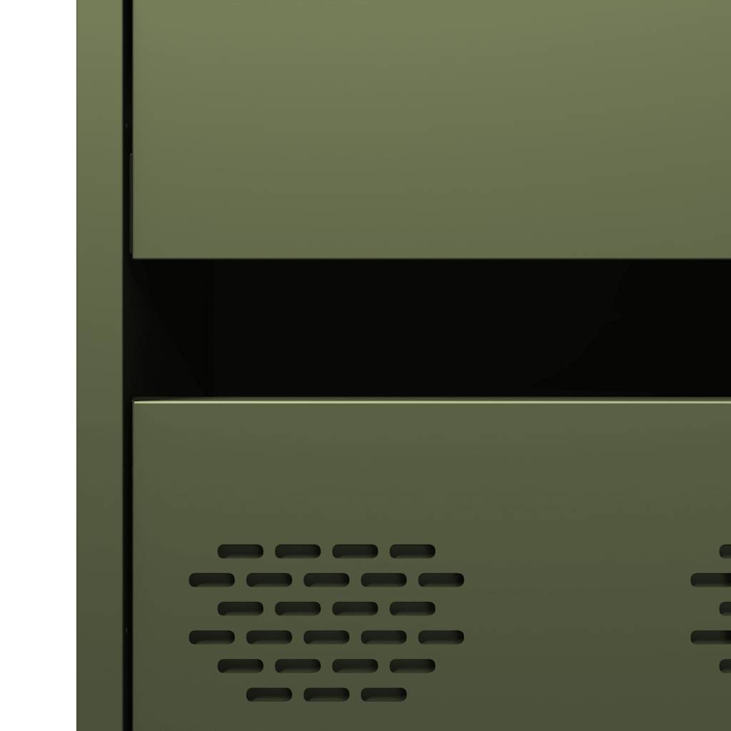 skab 68x39x101,5 cm stål olivengrøn