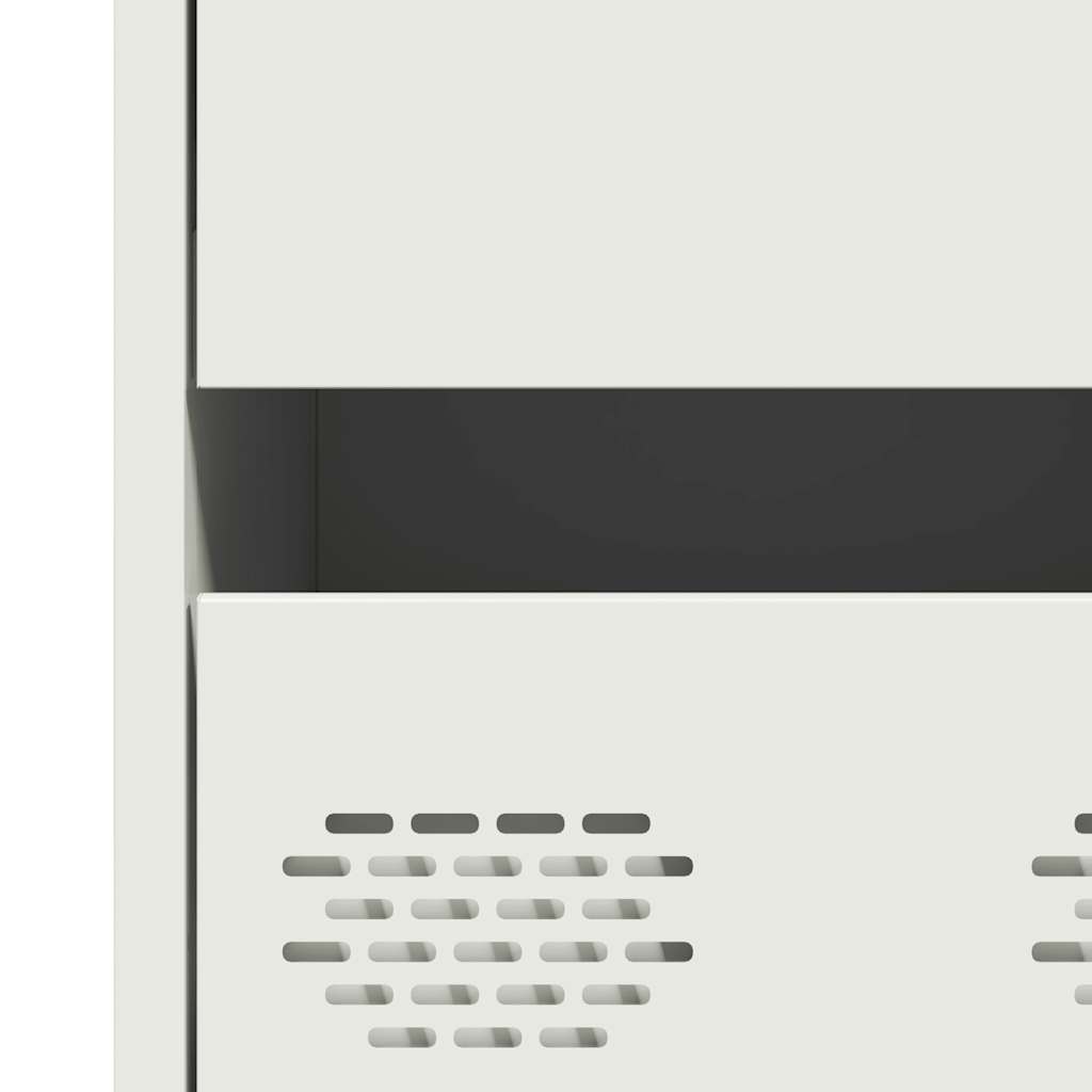 skab 68x39x101,5 cm stål hvid