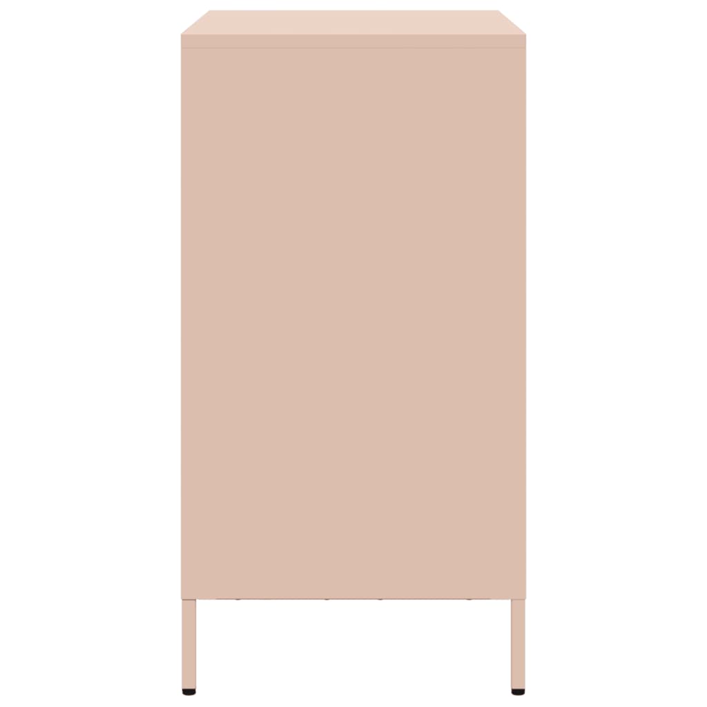 skab 68x39x73,5 cm koldvalset stål lyserød