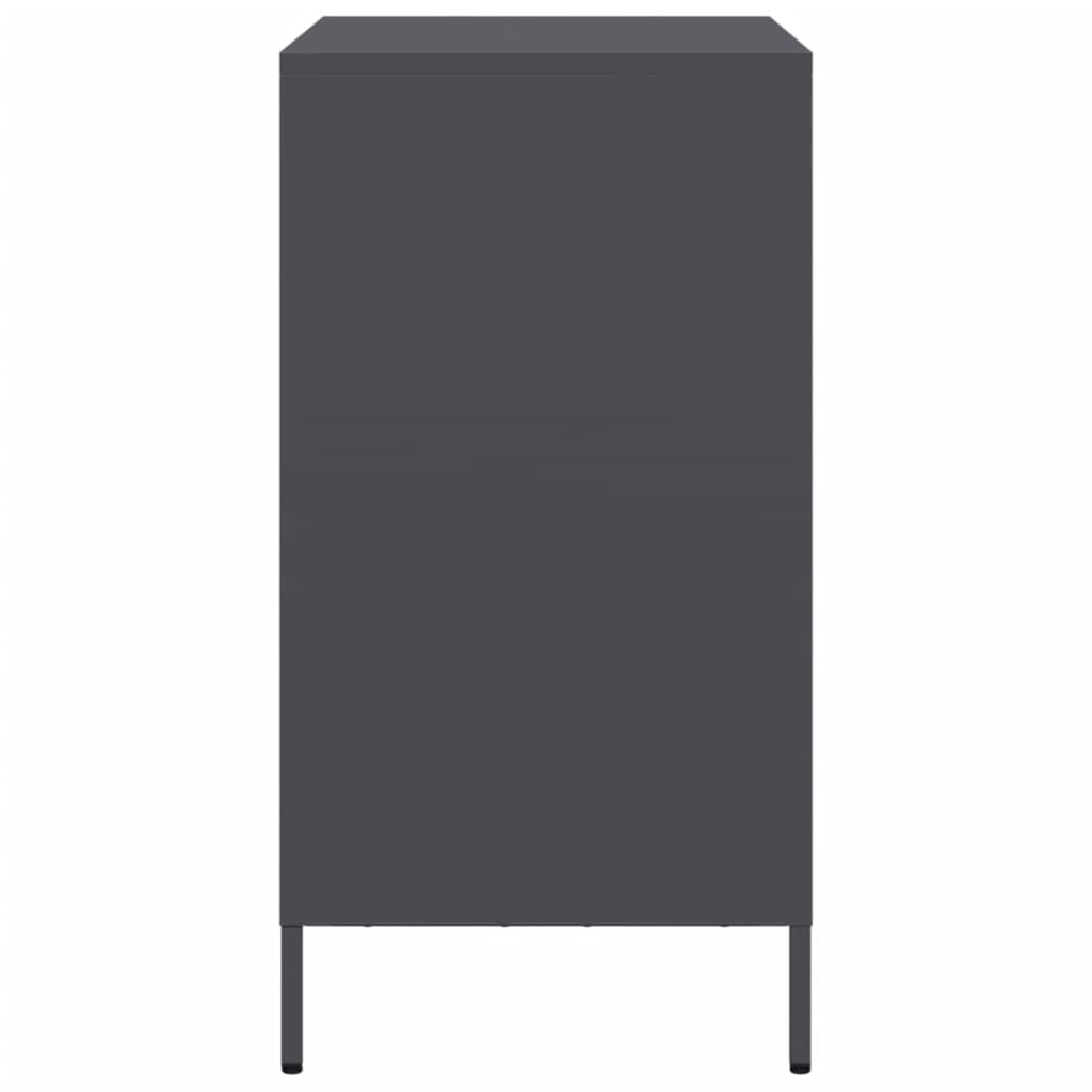 skænk 68x39x73,5 cm koldvalset stål antracitgrå