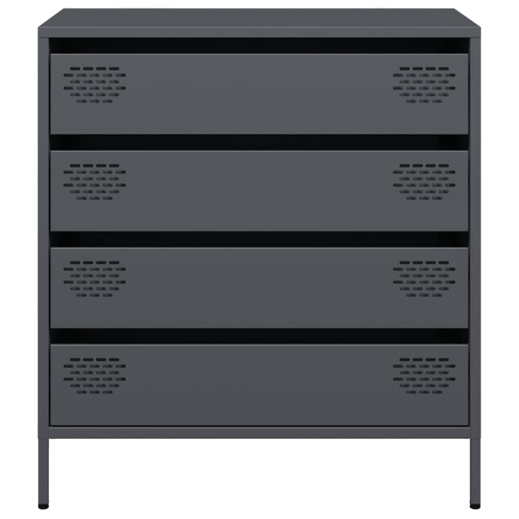 skænk 68x39x73,5 cm koldvalset stål antracitgrå