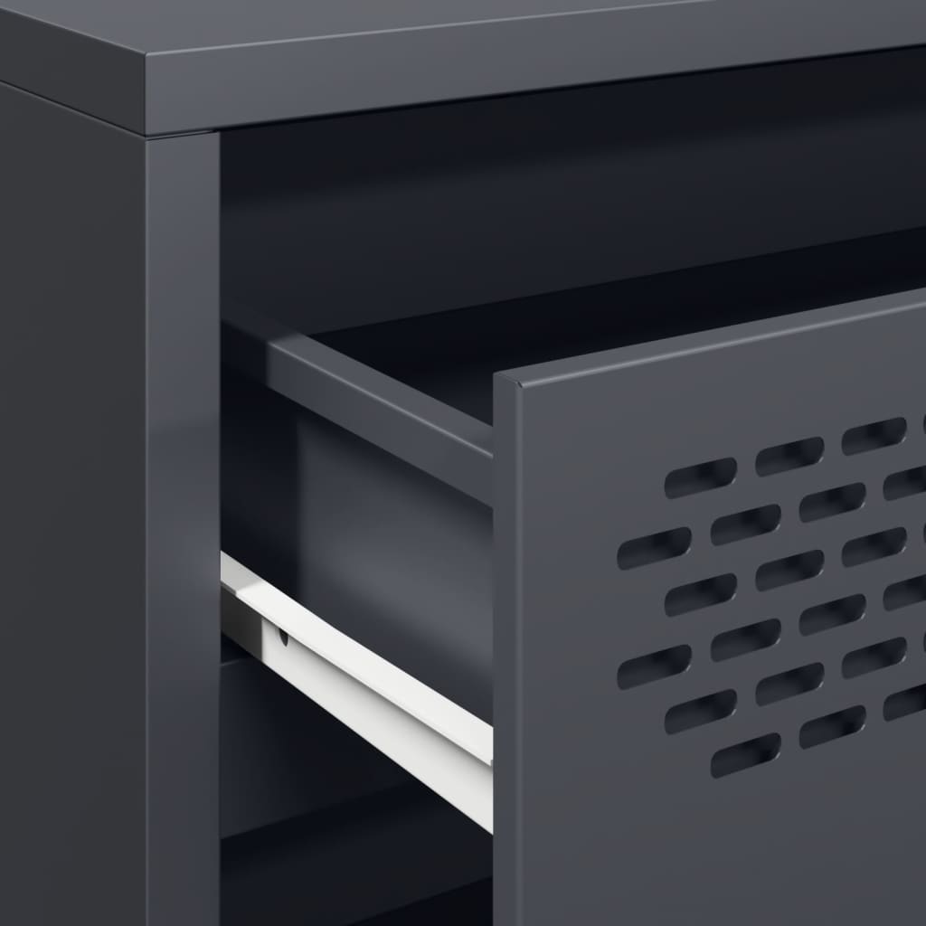 skænk 68x39x73,5 cm koldvalset stål antracitgrå