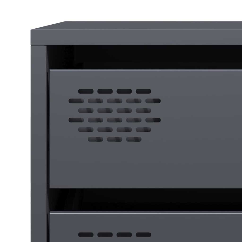 skænk 68x39x73,5 cm koldvalset stål antracitgrå