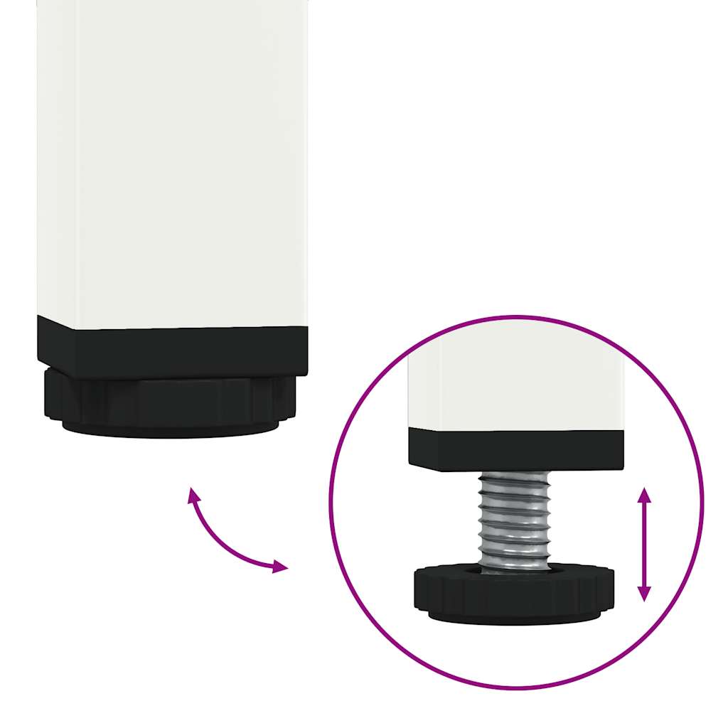 skab 68x39x73,5 cm koldvalset stål hvid
