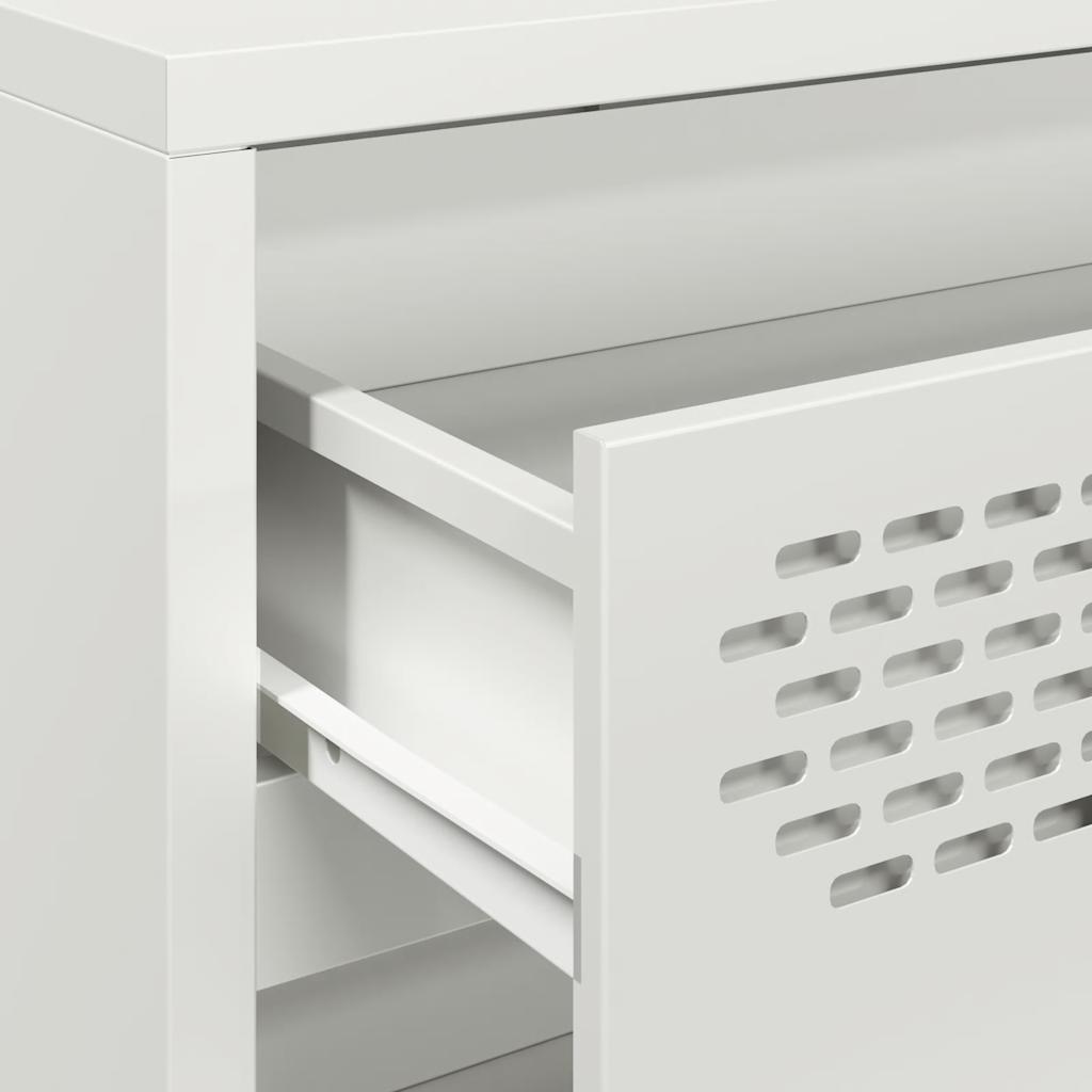 skab 68x39x73,5 cm koldvalset stål hvid