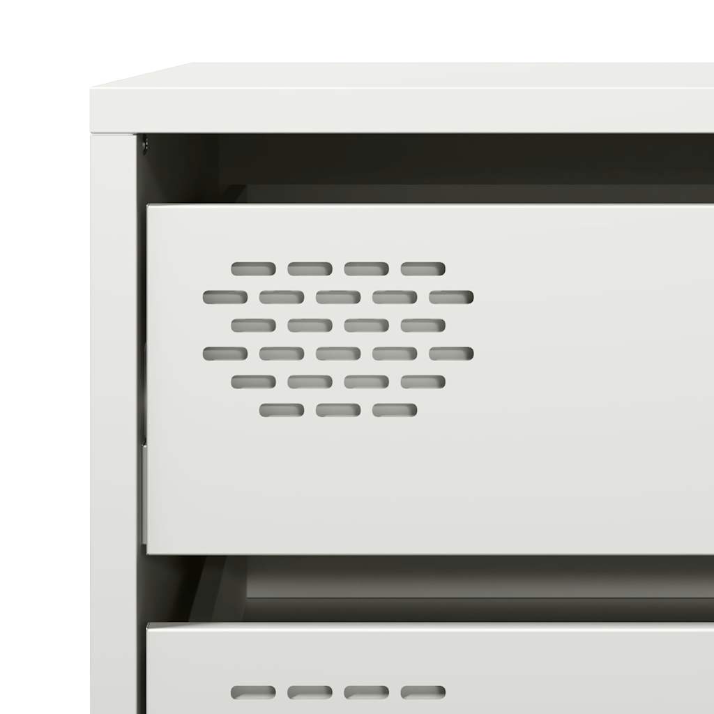 skab 68x39x73,5 cm koldvalset stål hvid