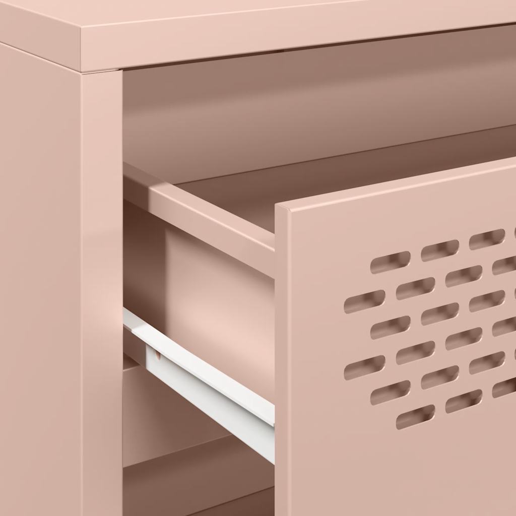 skab 68x39x58,5 cm koldvalset stål lyserød