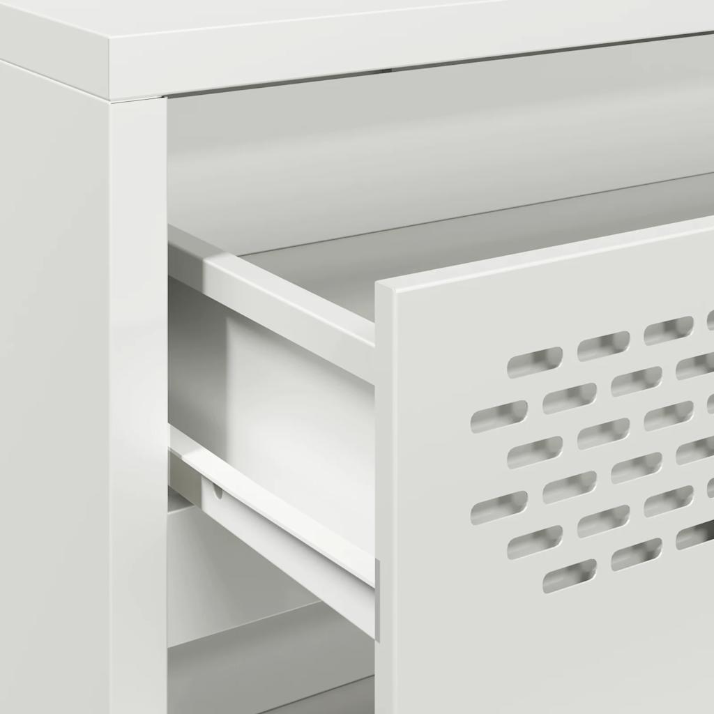 skab 68x39x58,5 cm koldvalset stål hvid