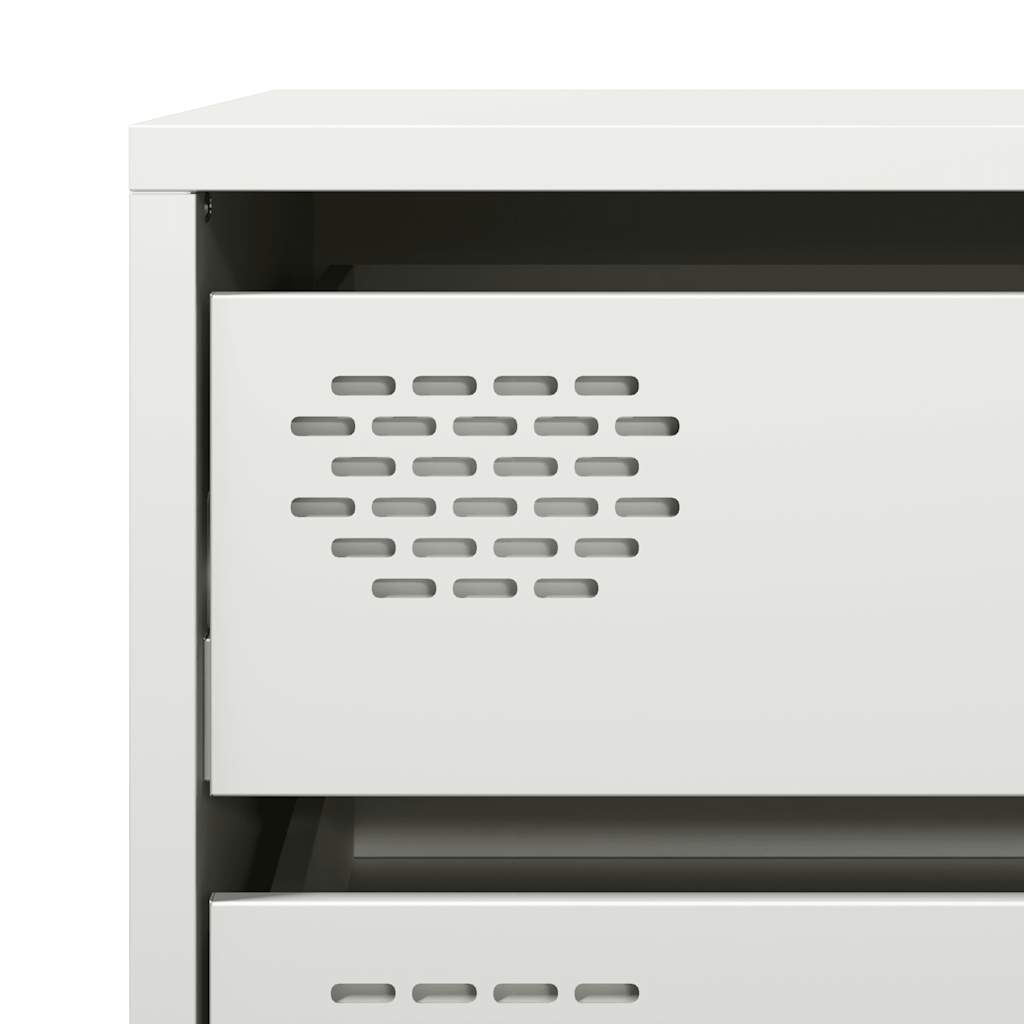 skab 68x39x58,5 cm koldvalset stål hvid